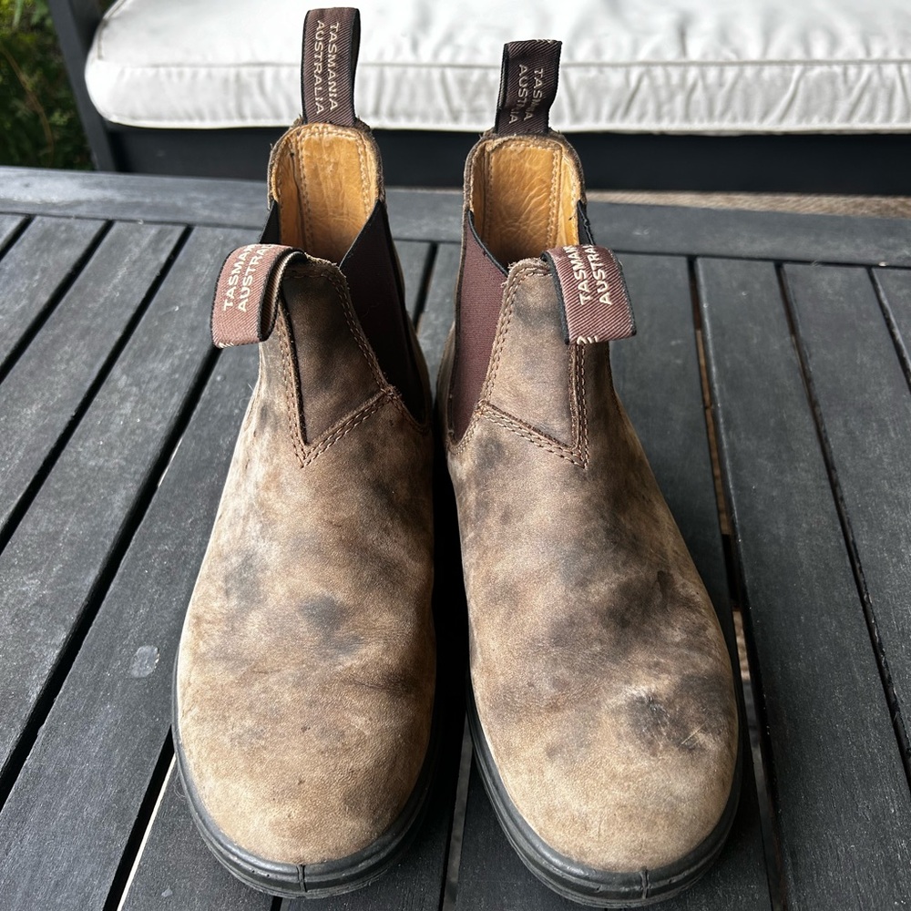 Blundstone Rustic Brown Premium Leather Chelsea Boots